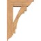 Ekena Millwork Merced Traditional Smooth Bracket w/ Offset Brace, Western Red Cedar, 7 1/2"W x 24"D x 36"H BKT0806X24X36MRC01SWR - alternate 2